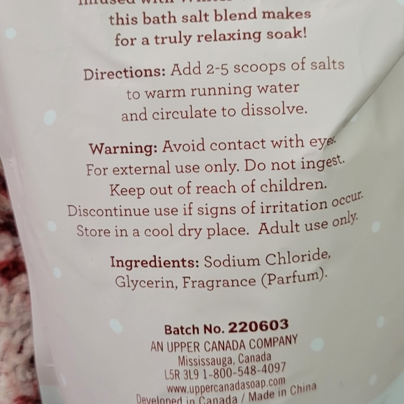 Winter woods bath salts - Picture 4 of 5